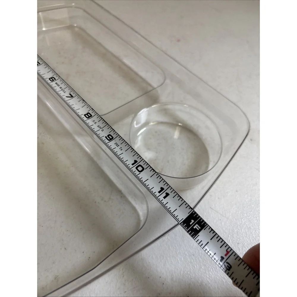 Longaberger 3-Way Top Craft Keeper Basket Protector 44784 Clear Insert EUC